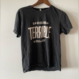 “Terrible” black tee shirt